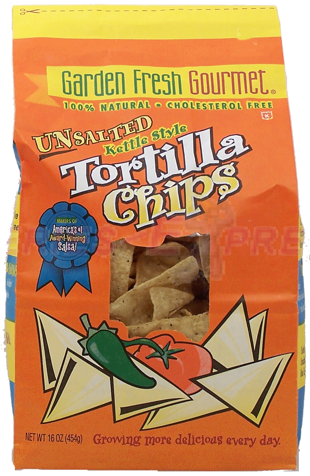 Garden Fresh Naturals unsalted kettle style tortilla chips Full-Size Picture